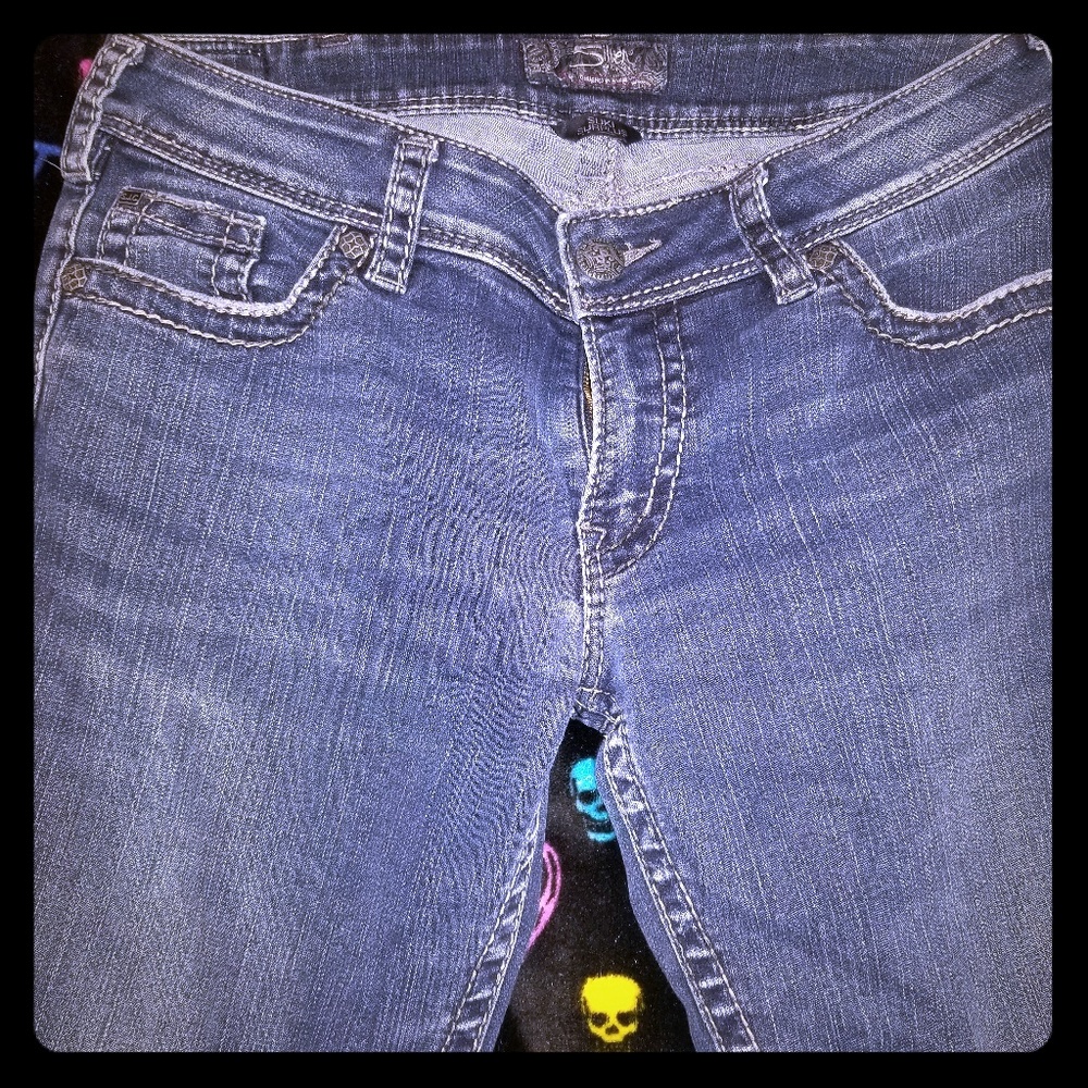 NWOT Silver Jean's, style Suki😎 great cond